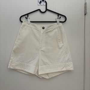 NEIWAI Hang Out Cotton Casual Shorts XS Snow White